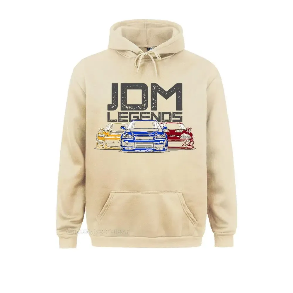 JDM Legends Cars Black Pullover Hoodie - Image 2