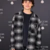 Jacob Whiteduck-Lavoie NYFW Event Plaid Jacket