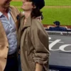 Jaimie Alexander MLB Yankees Brown Zip-Up Jacket