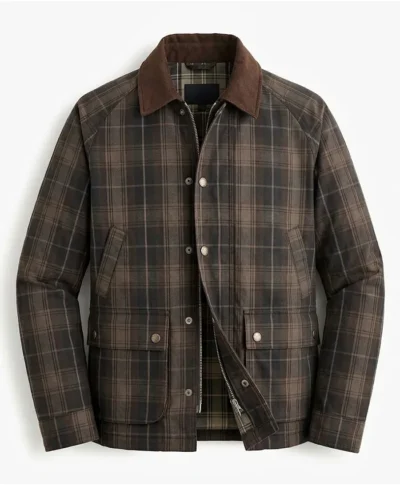 Jake Coven Academy Season 1 Plaid Coat
