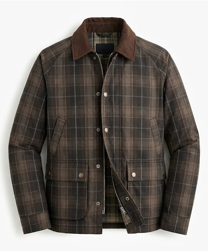Jake Coven Academy Season 1 Plaid Coat