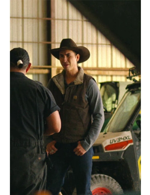 Jake Longbow Ransom Canyon Brown Vest