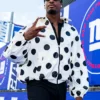 Jameis Winston White And Black Polka Dot Jacket