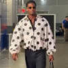 Jameis Winston White And Black Polka Dot Jacket