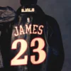 James 23 The King The Answer Real Leather Zip Outerwear