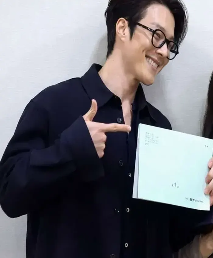 Jang Ki-yong Dynamite Kiss Black Wool Jacket
