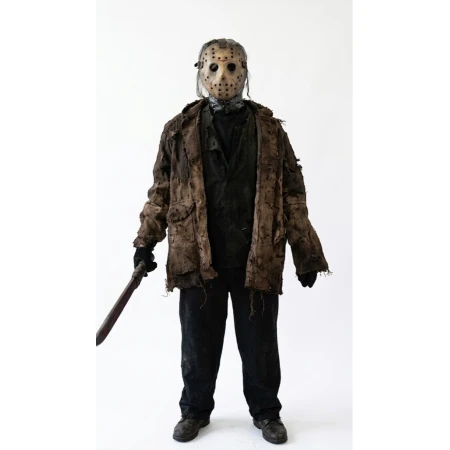 Jason Voorhees Freddy vs Jason Burlap Jacket