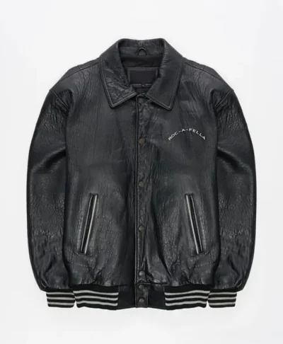 Jay-Z Roc-A-Fella Records Leather Varsity Jacket