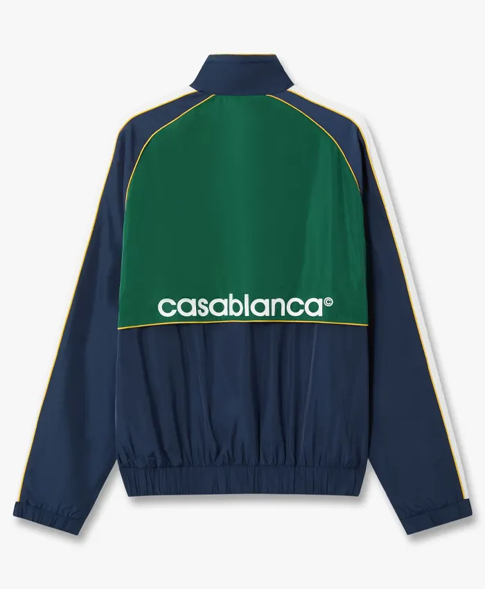 Jeff Hamilton Japan Osaka Green & Navy Windbreaker Jacket