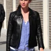 Jennifer Garner Shirt Style Black Jacket
