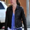 Jennifer Garner Shirt Style Black Jacket