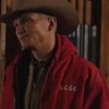 Jimmy Hurdstrom Yellowstone S04 Cotton Red Bomber Jacket