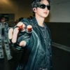 Jin BTS World Tour ARIRANG Los Angeles Black Jacket