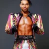 Joaquin Wilde WWE Las Vegas Multicolor Fringed Jacket