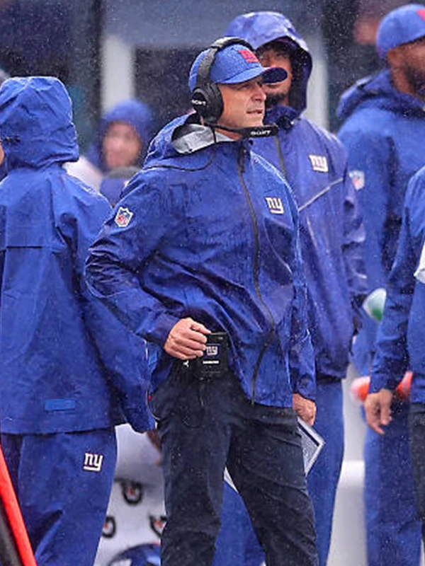 John Harbaugh 2026 New York Giants Jacket