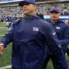 John Harbaugh New York Giants Varsity Jacket