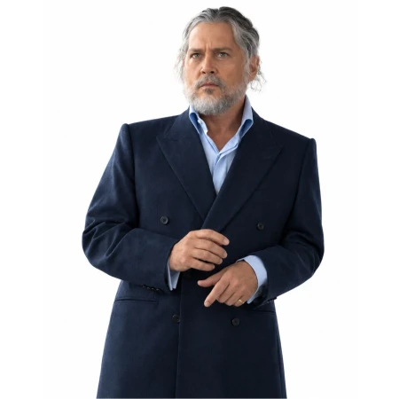 Johnny Depp Day Drinker 2027 Navy Blue 2Piece Suit