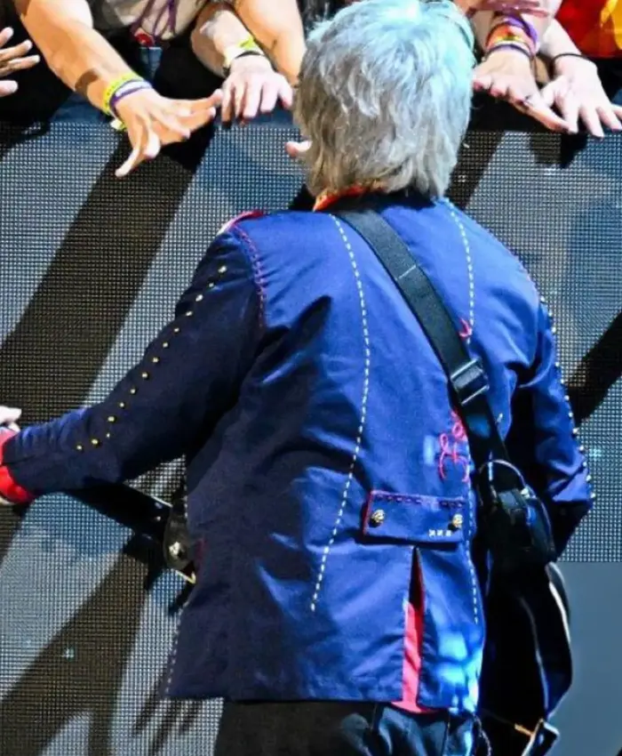 Jon Bon Jovi Navy Blue Jacket