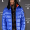Jordan Clarkson New York Fashion Week Blue Puffer Jacket