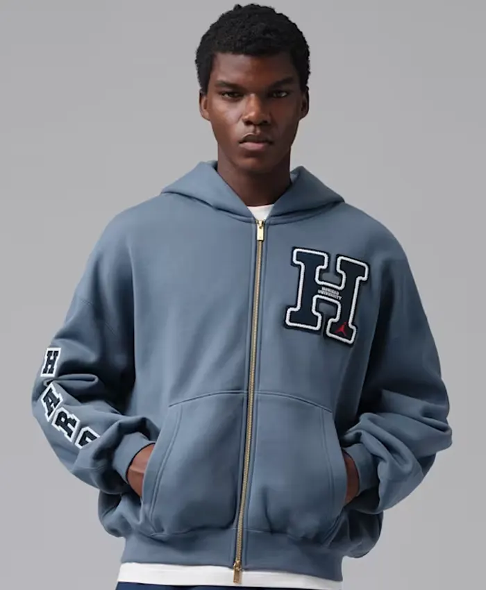 Jordan Flight x Howard University Men’s Fleece Full-Zip Hoodie