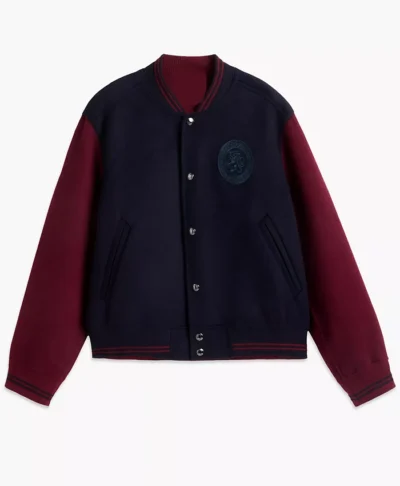 Josh Hart New York Fashion Blue Wool Varsity Jacket