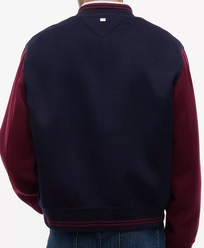 Josh Hart New York Fashion Blue Wool Varsity Jacket