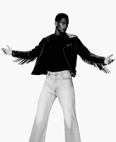 Jude Bellingham Adidas Fringe Black Leather Jacket