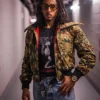 Jules Kounde Camouflage Zip-up Bomber Jacket