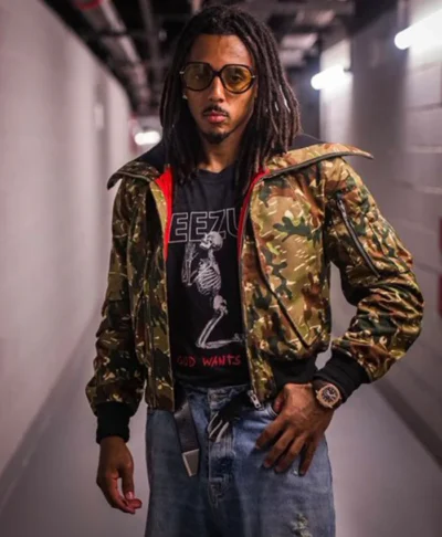 Jules Kounde Camouflage Zip-up Bomber Jacket