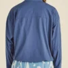 Julika Grosspietsch Malbon Blue Windbreaker Jacket