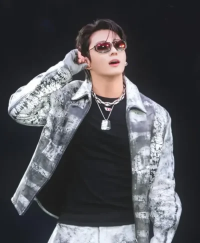 Jungkook BTS World Tour ARIRANG Chicago Diesel Jacket