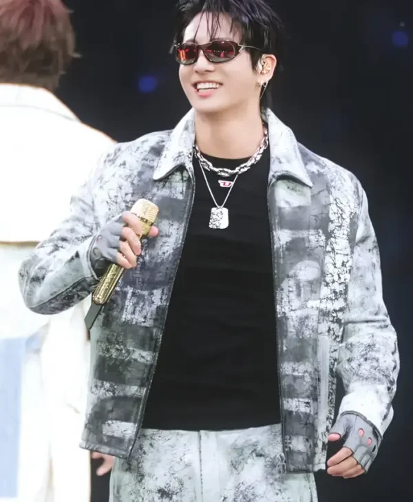 Jungkook BTS World Tour ARIRANG Chicago Diesel Jacket