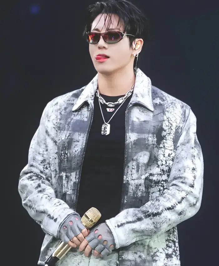Jungkook BTS World Tour ARIRANG Chicago Diesel Jacket