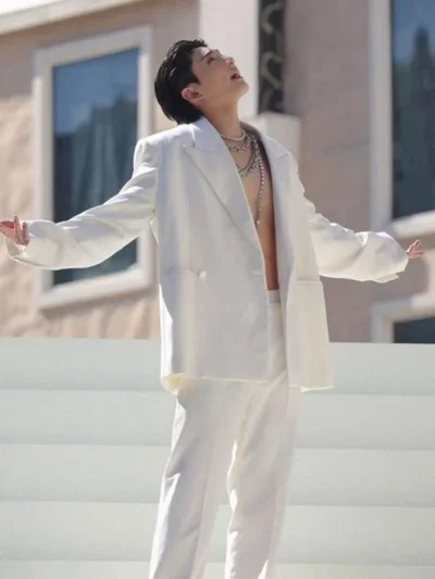 Jungkook The Groovy Pop Anthem 3D White Suit