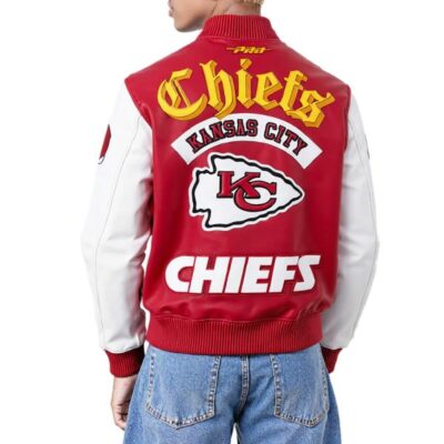 Kansas City Chiefs Best of Varsity Leather Jacket