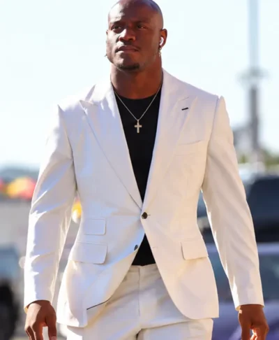 Kansas City Chiefs Kenneth Walker III White Blazer