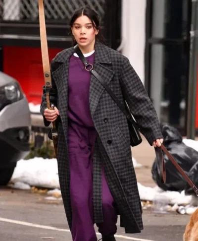 Kate Bishop Doomsday Plaid Wool Coat
