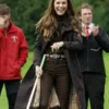 Kate Middleton Scotland Bute Shinty Wool Coat