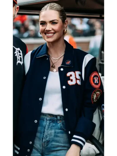 Kate Upton Astros Varsity Jacket