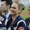Kate Upton Houston Astros Satin Jacket
