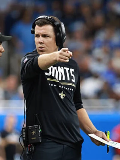Kellen Moore 2026 Saints Sideline Long Sleeve Hooded T-Shirt
