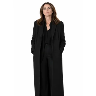 Keri Russell The Diplomat S4 Black Long Coat