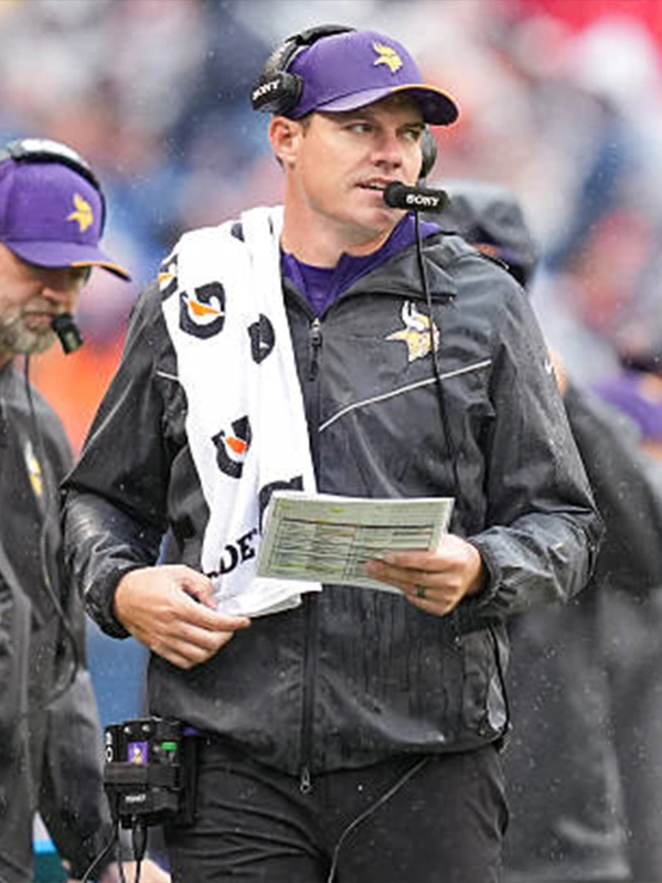 Kevin O’Connell Minnesota Vikings Sideline Zip Up Jacket