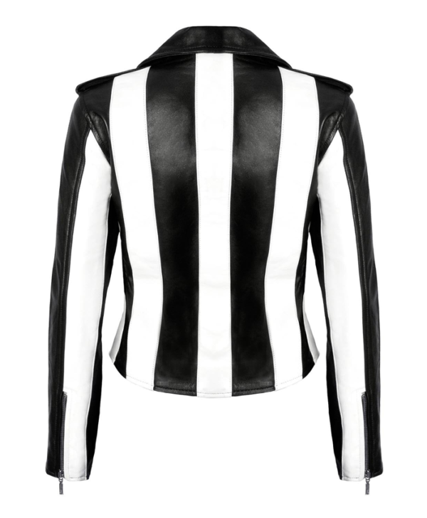 Killstar Beetlejuice Leather Biker Coat