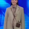 Kim Chiu Beige Oversized Blazer