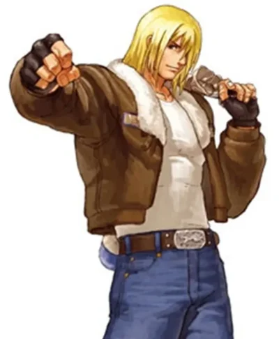 King Of Fighters Terry Bogard Brown Leather Jacket