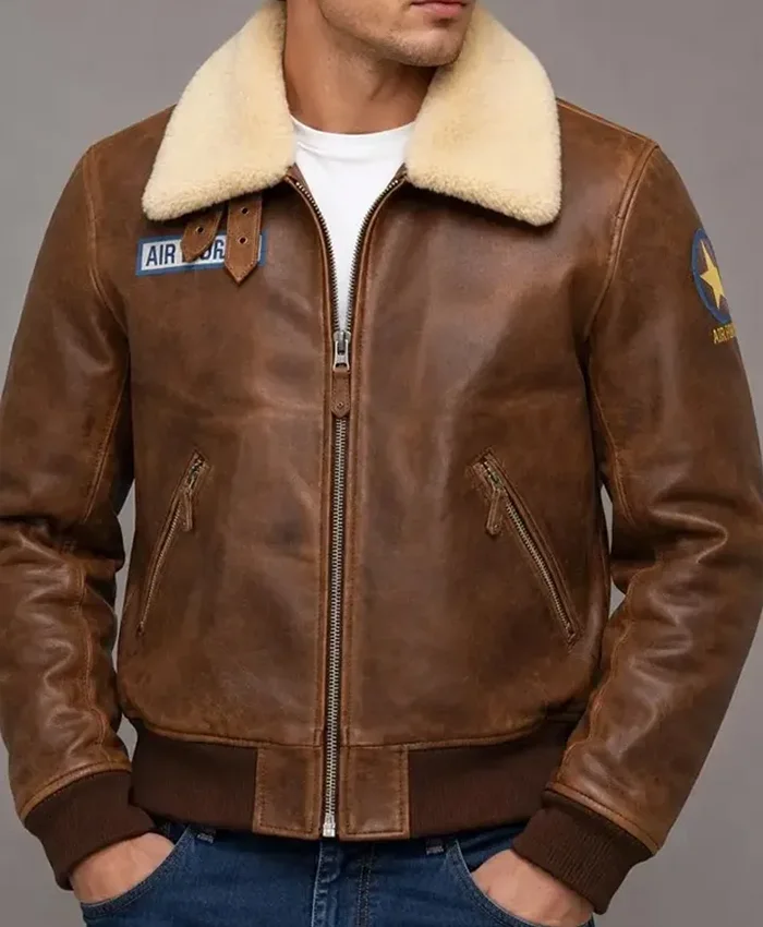 King Of Fighters Terry Bogard Brown Leather Jacket