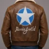 King Of Fighters Terry Bogard Brown Leather Jacket