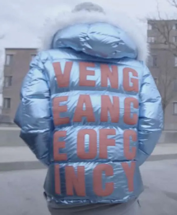 King Von Fur Collar Parachute Jacket
