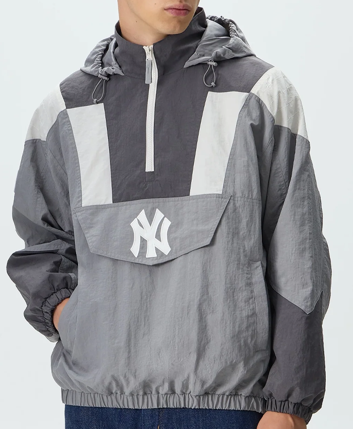 Kith New York Yankees 2026 Nylon Dante Pullover Jacket